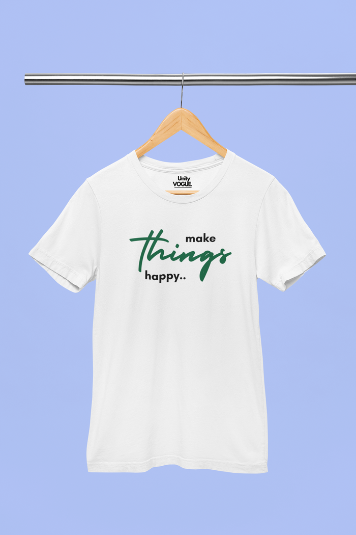 Make things happy Classic fit T-Shirt