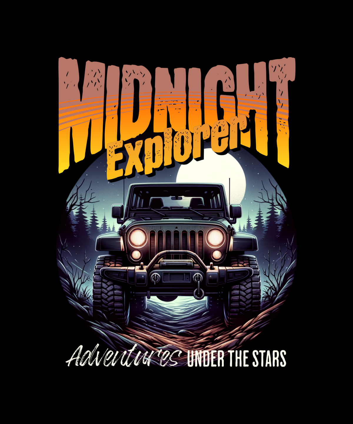 Mid Night Explorer Classic fit T-Shirt