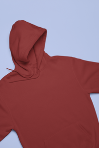 Plain Maroon Unisex Classic Hoodie